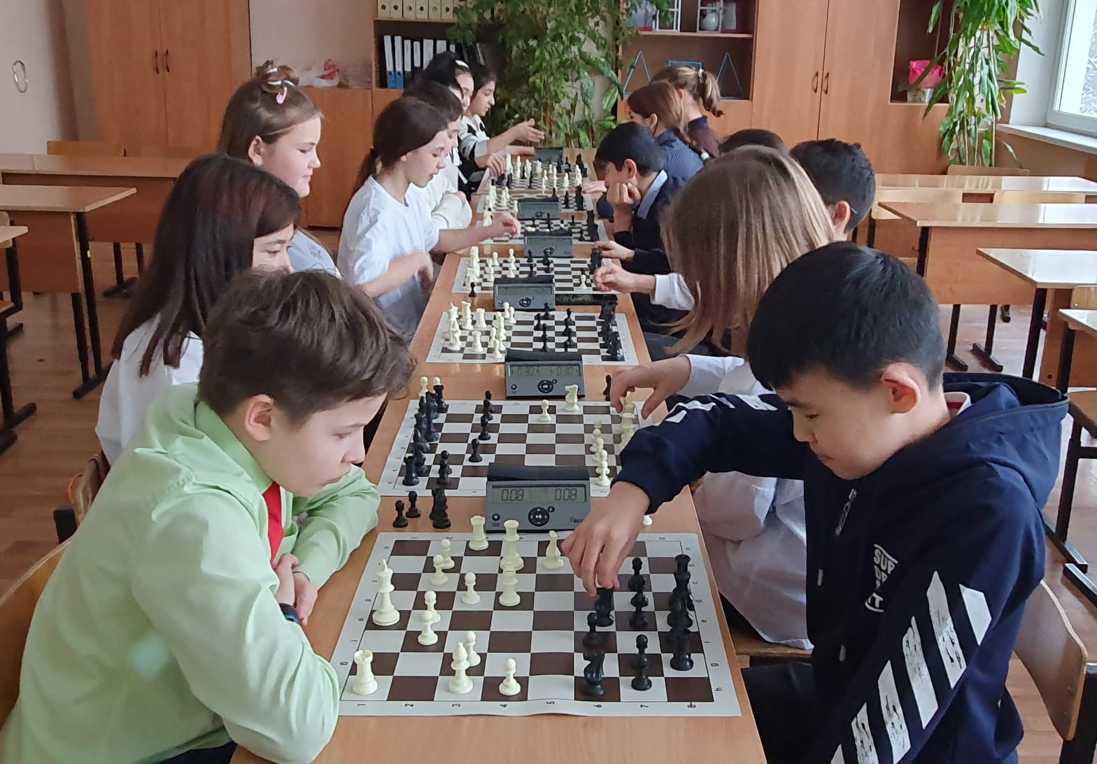Пятиклассники школы №667 поучаствовали в шахматном турнире