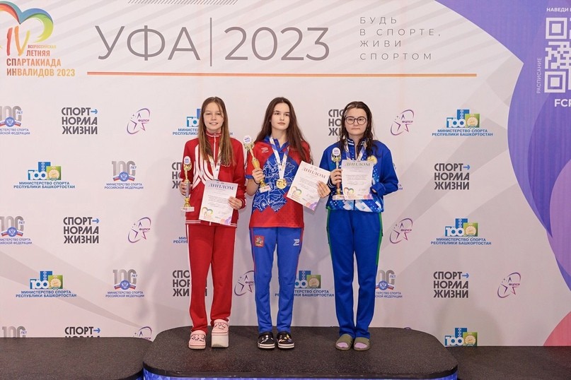 Спортсменка «Юности Москвы» стала призером в летней спартакиаде инвалидов