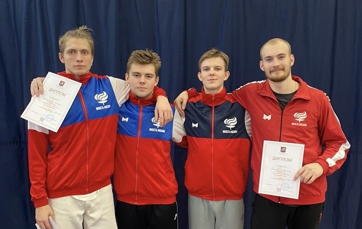 Шпажисты ФСО «Юность Москвы» получили бронзу в соревнованиях столичного Кубка