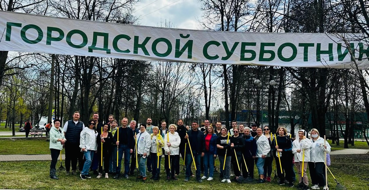 В районе состоялся субботник
